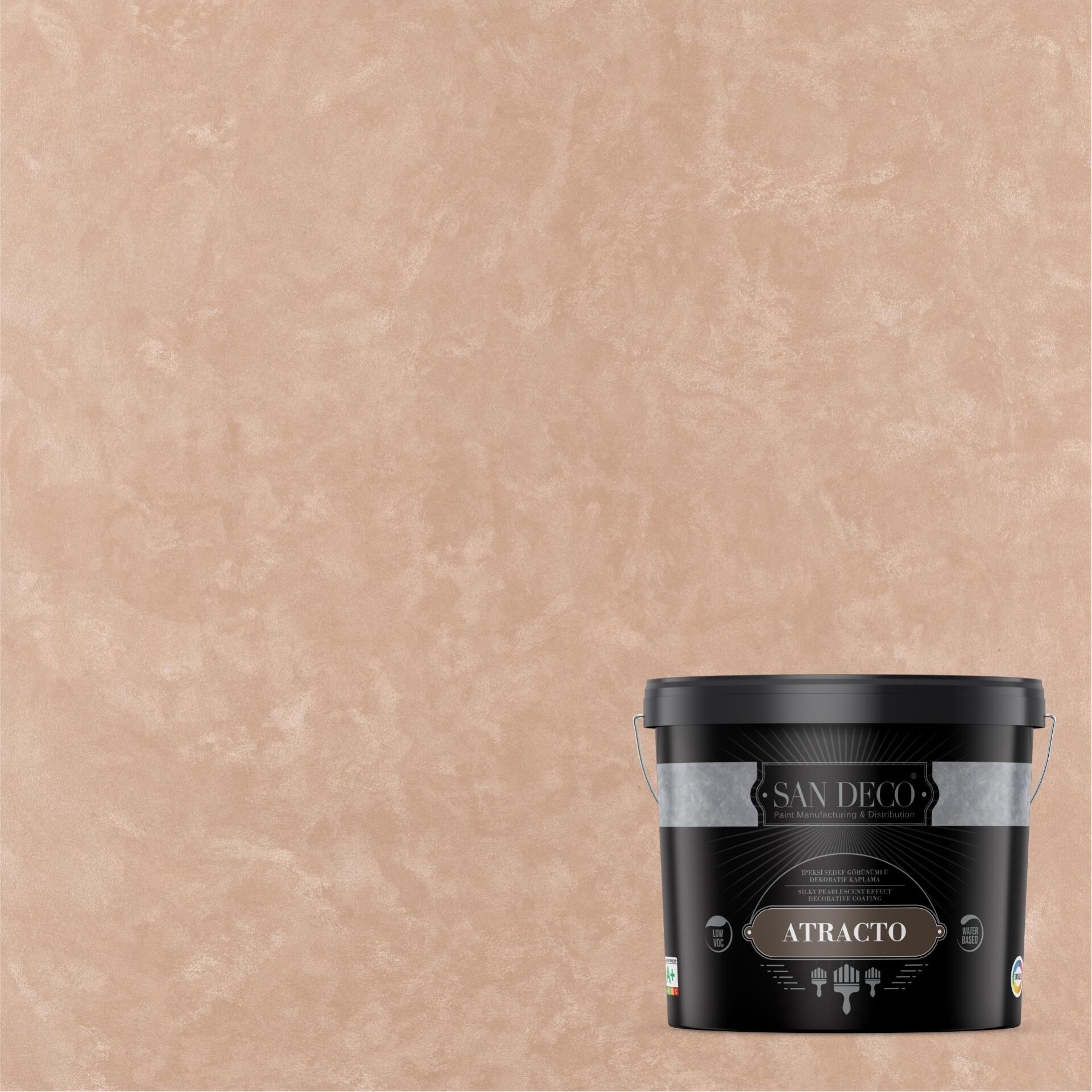 ATRACTO SILVER İpeksi Sedef Efektli Dekoratif Kaplama 2,5L - 1396