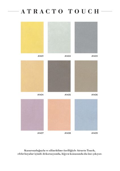 ATRACTO TOUCH İpeksi Sedef Efektli Dekoratif Kaplama 1401 - 1L