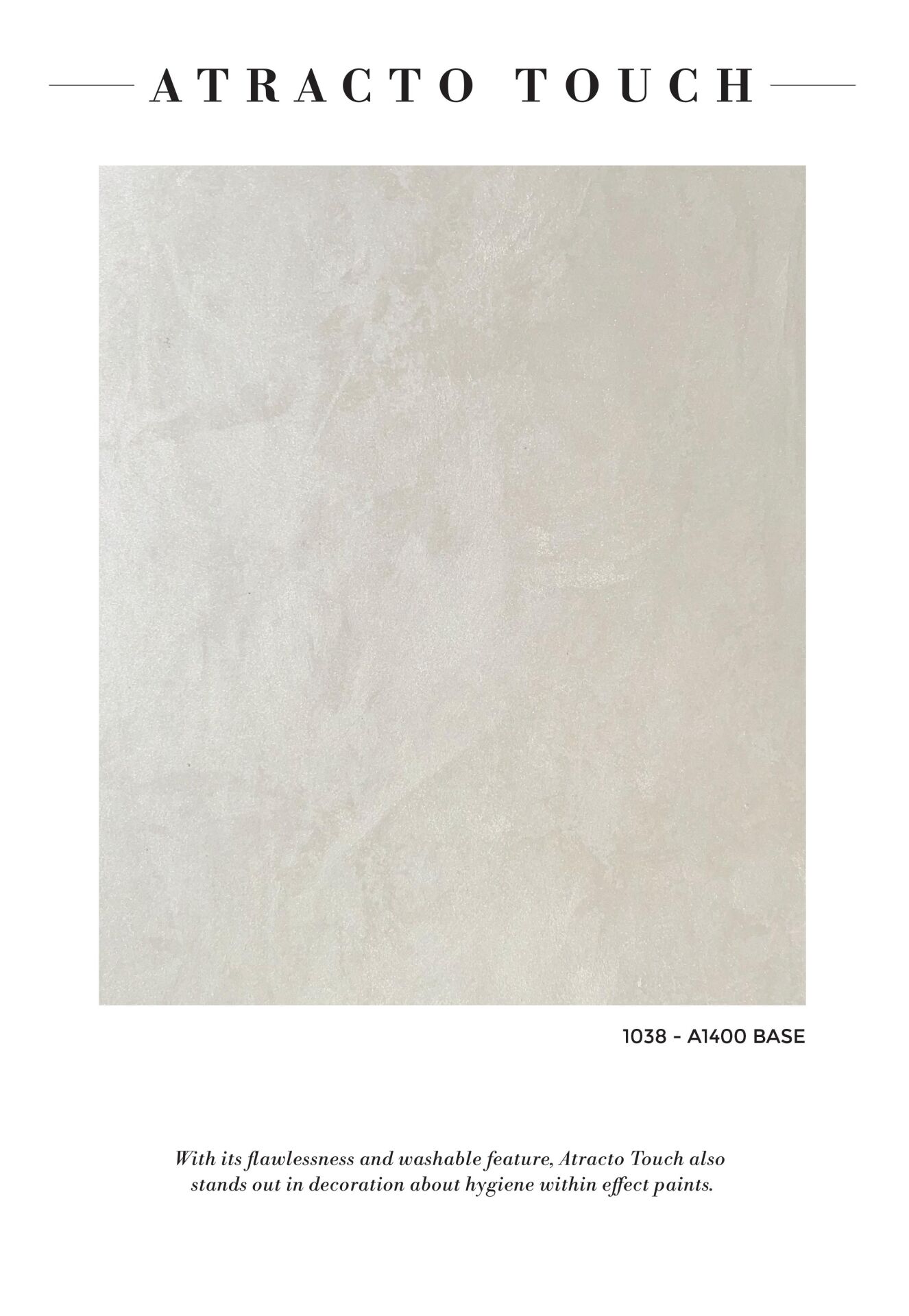 ATRACTO TOUCH İpeksi Sedef Efektli Dekoratif Kaplama BAZ0 - 2,5L