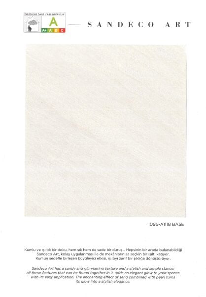 SANDECO ART Sedef Efektli Grenli Dekoratif Kaplama 1205 - 2,5L