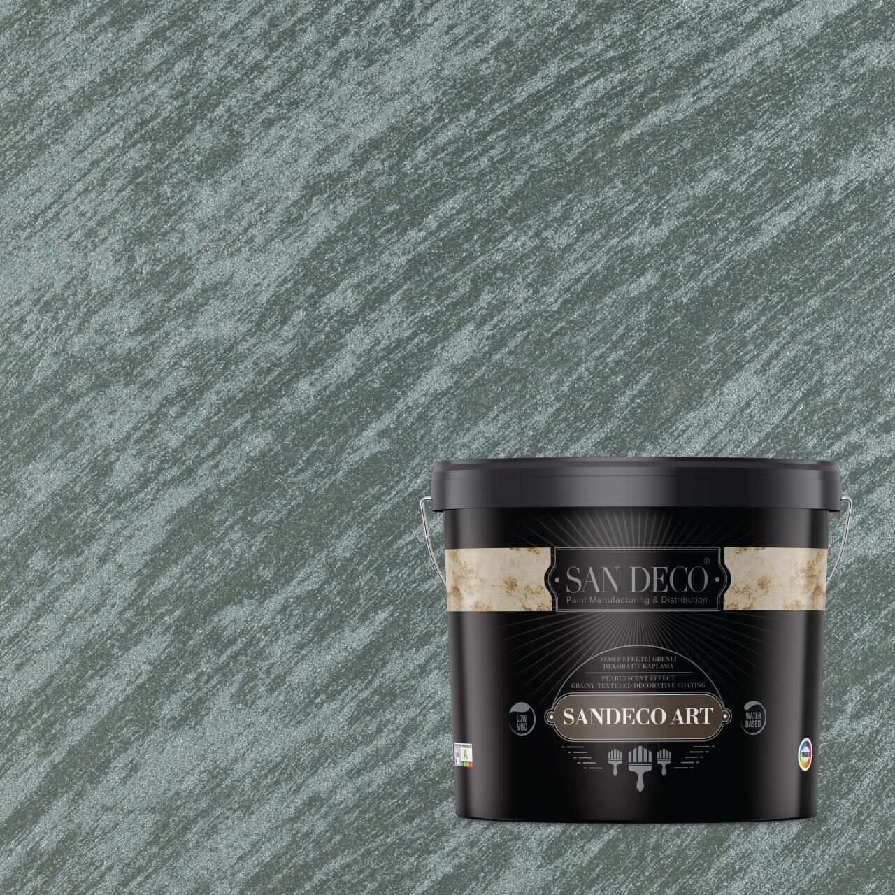 SANDECO ART Sedef Efektli Grenli Dekoratif Kaplama 1153 - 2,5L