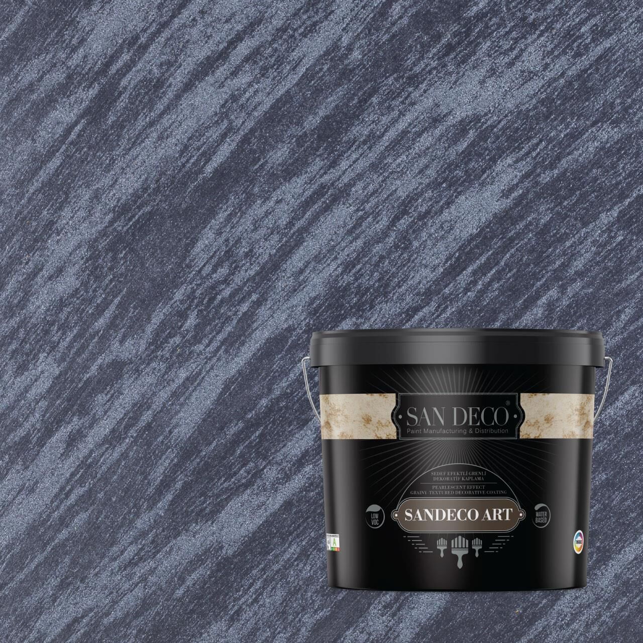 SANDECO ART Sedef Efektli Grenli Dekoratif Kaplama 1167 - 2,5L