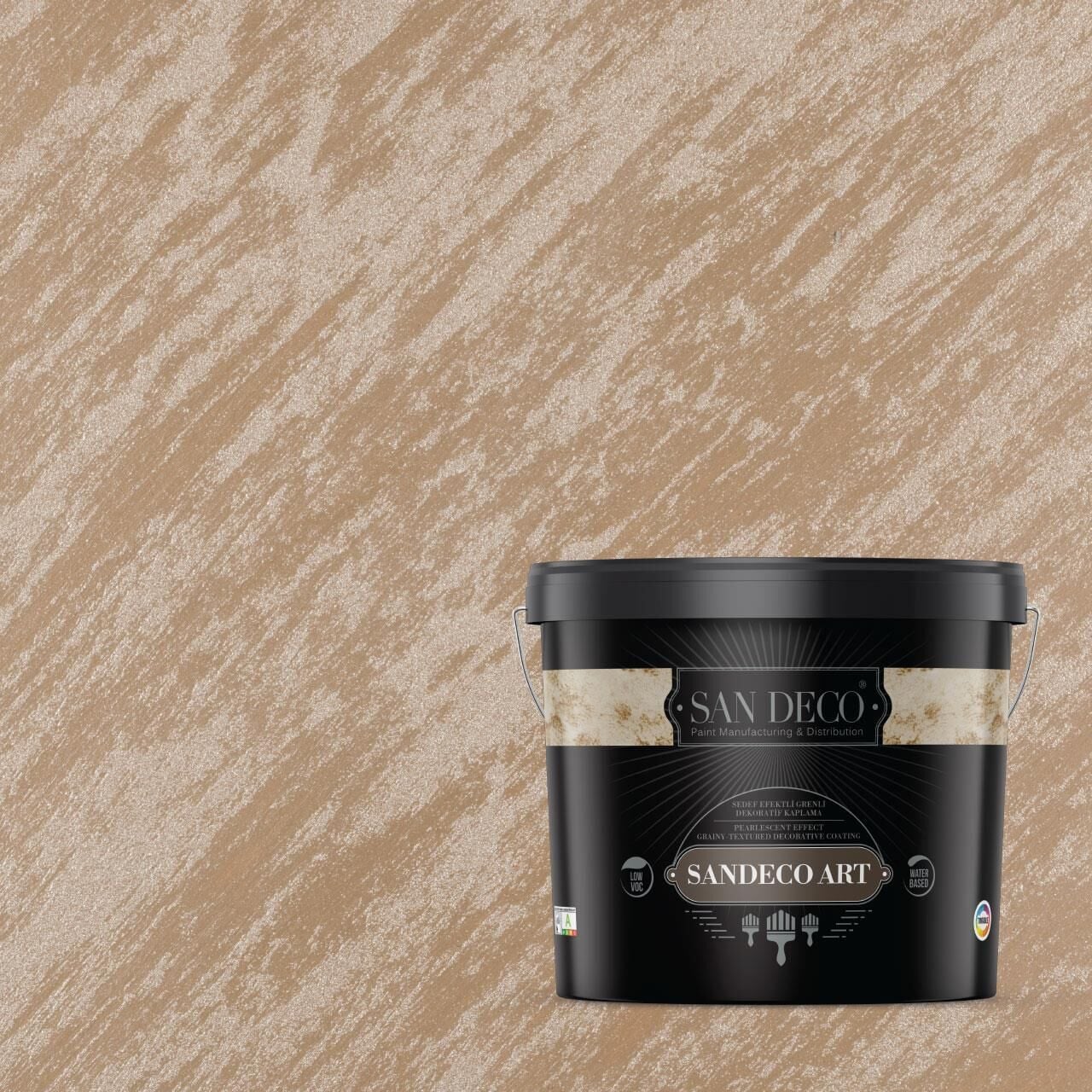 SANDECO ART Sedef Efektli Grenli Dekoratif Kaplama 1191 - 2,5L
