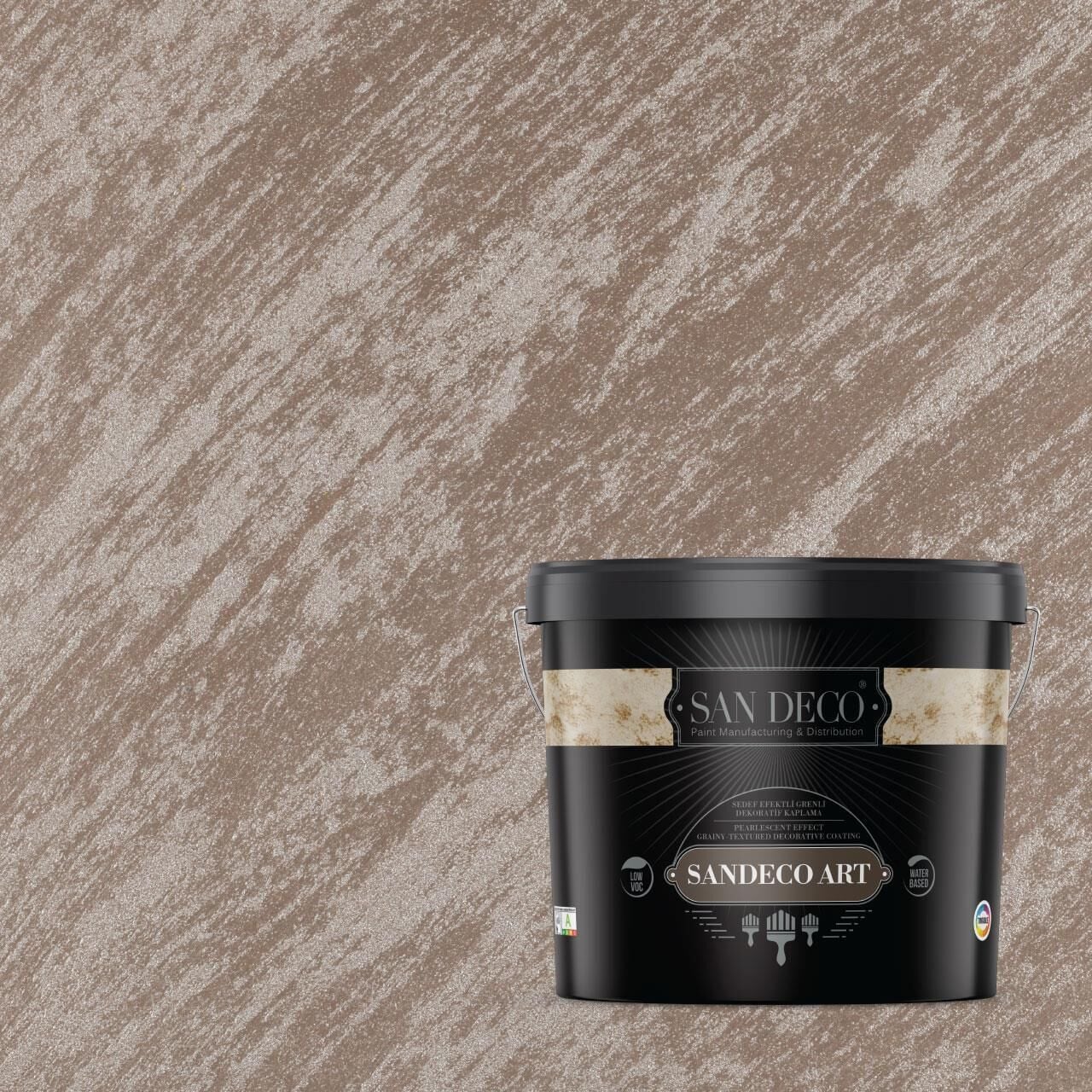 SANDECO ART Sedef Efektli Grenli Dekoratif Kaplama 1193 - 2,5L